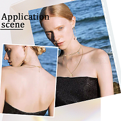 8 шт. 2-х размеров латунные удлинители цепи FIND-BBC0002-70G