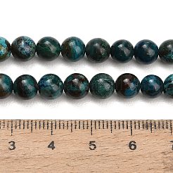 Perline Chrysocolla naturale fili&nbsp;G-G475-A03-6mm