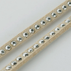 Rivet faux de cordon en daim&nbsp;LW-M001-10