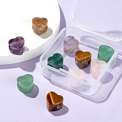 Тема дня святого валентина 10шт 5 стиля натуральных драгоценных камней европейские бусины G-LS0001-71