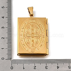 Подвески-медальоны из нержавеющей стали 316 STAS-C123-03B-G