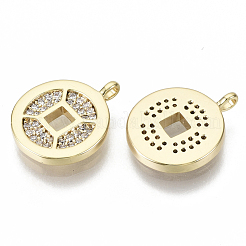 Латунные микро проложить кубического циркония подвески&nbsp;KK-N232-69-NF