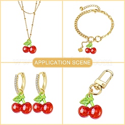 Гальванические прозрачные акриловые подвески FIND-CJC0022-19