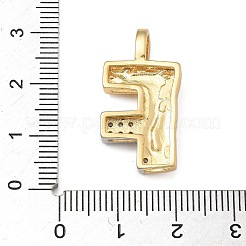 Латунные микро проложить кубического циркония подвески KK-B126-02G-F