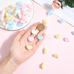 80 шт. 4 цвета шерстяные и тканевые аксессуары для украшения&nbsp;DIY-SC0032-28