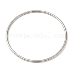 Комплект из 7 тонкого простого браслета из нержавеющей стали 201 для женщин&nbsp;BJEW-L664-022K-P01