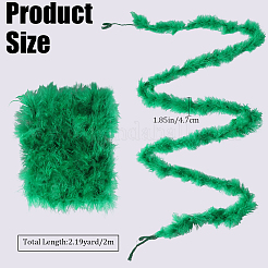Truthahnfedern Fluff Boa zum Tanzen&nbsp;AJEW-WH0470-44B