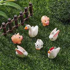 10шт 5 стиля непрозрачные подвески из смолы&nbsp;RESI-YW0001-43