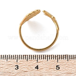 Кольца-манжеты из нержавеющей стали 304 в виде морских звезд и ракушек для женщин&nbsp;RJEW-C095-09G