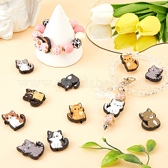 20шт 10-х цветные ПВХ бусины FIND-SC0011-68