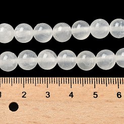 Brins de perles de sélénite naturelles&nbsp;G-N328-025B-01