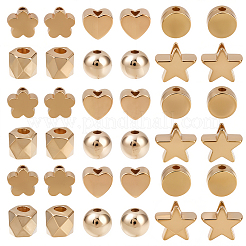 1200шт 6 стиля пластиковые бусины ccb CCB-PA0001-10G