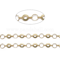Ciambella in ottone e catene a maglie ad anello&nbsp;CHC-I036-03G