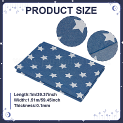 Хлопчатобумажная джинсовая ткань&nbsp;DIY-WH0504-775A-03