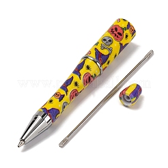 Stylo à bille en plastique imprimé Halloween&nbsp;AJEW-U012-02C