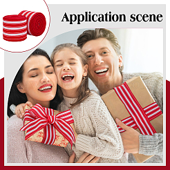 Ленты из мешковины&nbsp;SRIB-WH0011-384A