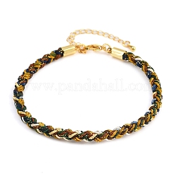 4 mm geflochtene Nylonschnurarmbänder&nbsp;FIND-A057-01G