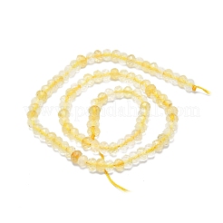 Природный цитрин бисер нитей G-F715-091
