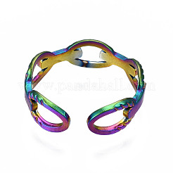 Открытые овальные кольца-манжеты&nbsp;RJEW-N038-029