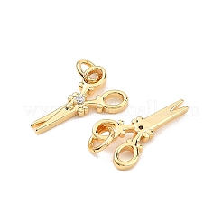 Pendentifs en laiton Shegrace avec micro-pavé de zircone cubique transparente&nbsp;XGRQ2C859-403G