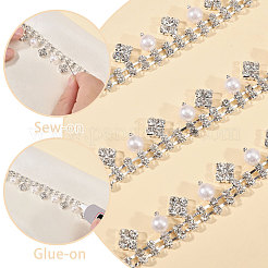 Железо горный хрусталь чашка цепи DIY-GL0005-70