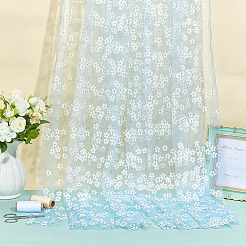 Полиэфирная ткань с цветочным узором DIY-WH0591-147C