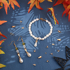 240 шт. 4-х стилевые латунные складные обжимные наконечники KK-PH0003-63