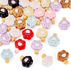 30 Stück undurchsichtige Harz-Decoden-Cabochons&nbsp;RESI-TADJ0001-15