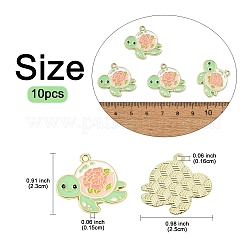 10 шт. Подвески из сплава с эмалью&nbsp;ENAM-YW0004-77