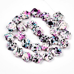 Синтетических нитей бирюзовые бусы TURQ-T004-06