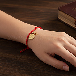 Pulseras ajustables con dijes de acero inoxidable 304&nbsp;LD5373-1