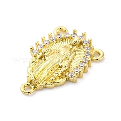 Латунный прозрачный кубический цирконий люстра Дева Мария компоненты соединения KK-D325-07G-04