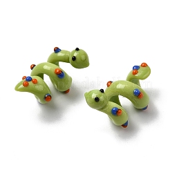 Эмалевые бусины ручной работы в технике лэмпворк LAMP-K039-35E