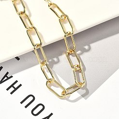 Латунные браслеты скрепки&nbsp;BJEW-C138-01G