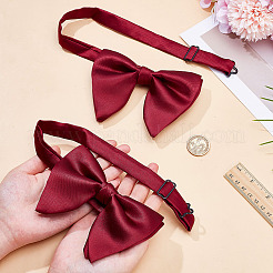 Регулируемые галстуки-бабочки из полиэстера для жениха AJEW-WH0248-768B