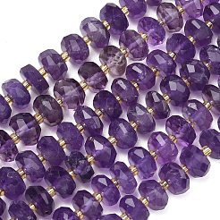 Природный аметист нитей бисера&nbsp;G-L642-J07-03