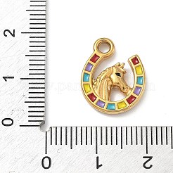 Подвески из нержавеющей стали 304 с эмалью STAS-U054-07G