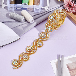 Стеклянные стразы горячей фиксации и смоляные бусины DIY-WH0699-94