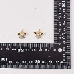 Подвески из кубического циркония с покрытием из латуни&nbsp;ZIRC-SZ0004-24