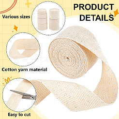 12м 6 стиля плоская лента из поликоттона и хлопчатобумажной саржи OCOR-BC0007-40A