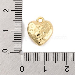 合金ペンダント  ハートチャーム  ゴールドカラー  14x12x5.5mm  穴：1.6mm&nbsp;FIND-U007-10G
