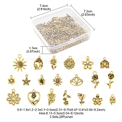 3 комплект подвесок из сплава в тибетском стиле FIND-FS0003-93AG