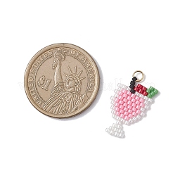 Стеклянные подвески из бисера&nbsp;PALLOY-MZ00913-05