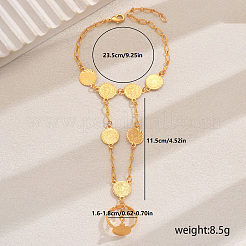 Элегантные латунные браслеты-кольца в ближневосточном стиле для женщин EQ8786