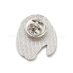 Эмалированная булавка с латунными защелками-бабочками&nbsp;LS-JEWB-A006-04F