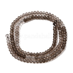 Brins de perles de quartz fumé naturel à dégradé&nbsp;GG-NH0017-A01