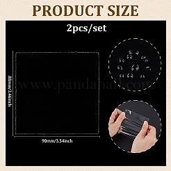 Квадратные пвх автомобильные окна статические клеи AJEW-WH0609-092