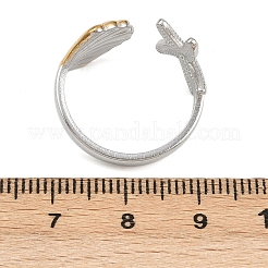Verstellbare Manschettenringe aus 304er Edelstahl für Damen&nbsp;RJEW-B135-01GP-06