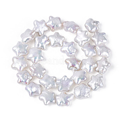 Natürliche Barock Keshi Perlen Stränge&nbsp;PEAR-S020-Z06-01