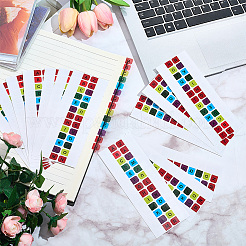15 Stück selbstklebende Papierbuchstabenaufkleber&nbsp;DIY-SP0006-56B